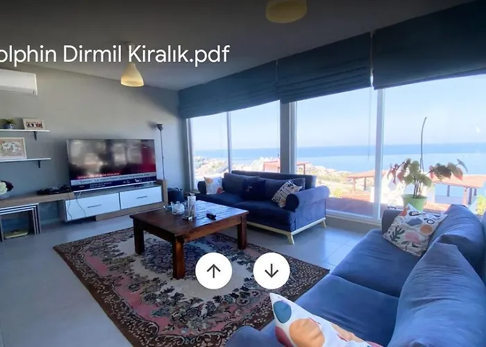 Yalikavakta Muhtesem Deniz Manzarali Bahceli Apartman