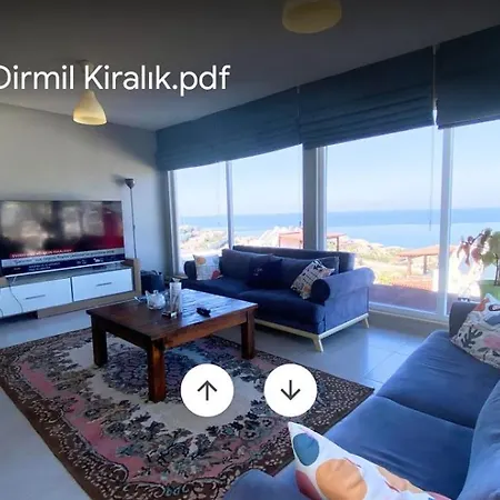 Yalikavakta Muhtesem Deniz Manzarali Bahceli Apartment